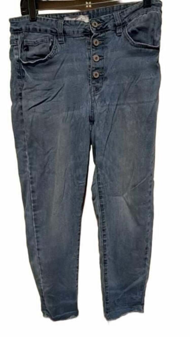 KanCan High-Rise Button Fly Jeans - Zadie Wash